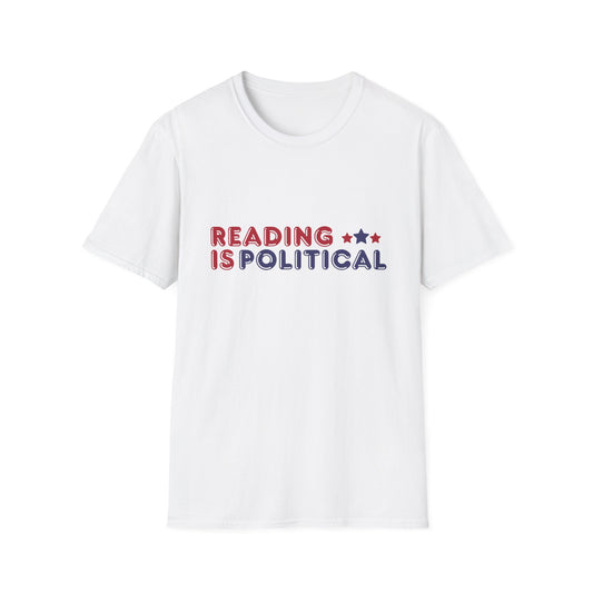 Political Reading T-Shirt, Unisex Tee, Gift for Book Lovers, Awareness Apparel, Casual Wear, Reading Enthusiast Shirt